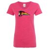 Women’s Glitter V-Neck T-Shirt Thumbnail